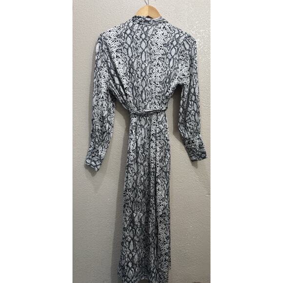 Good American The Sheer Snake Skin Python Robe Size 0 - Picture 4 of 6